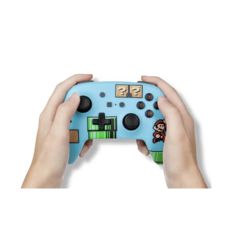 คอนโทรลเลอร์ POWERA ENHANCED (ไร้สาย) ลาย SMB3 สีฟ้า สำหรับ NINTENDO SWITCH_6